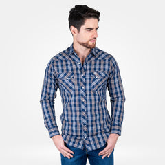 Camisa Vaquera Wrangler Western Fashion Hombre 969