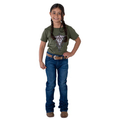 Jeans Vaquero Wrangler Niña Corte Bota 740