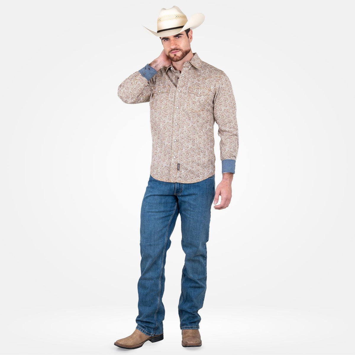 Camisa Vaquera Wrangler Retro Hombre 001