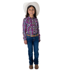 Blusa Vaquera Wrangler Niña Asiluetado 250