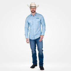 Camisa Vaquera Wrangler Slim Boot Hombre 936