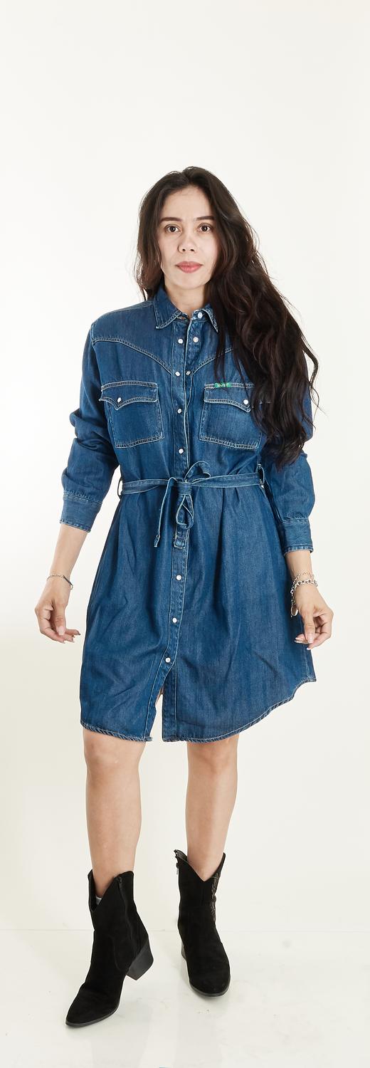Vestido Vaquero Wrangler Mujer Asiluetado 139