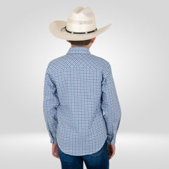 Camisa Vaquera Wrangler Slim Boot Niño 444