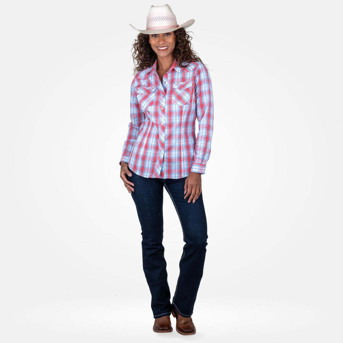 Blusa Vaquera Wrangler Slim Boot Mujer 468