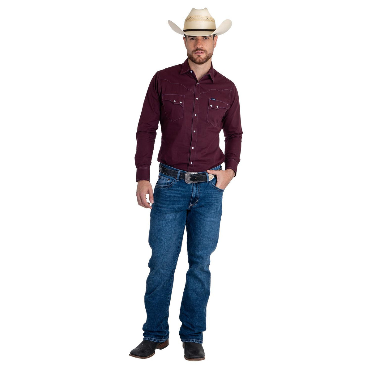 Jeans Vaquero Wrangler Hombre Slim Boot RETRO s196