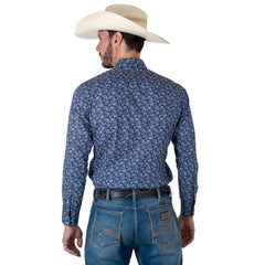 Camisa Vaquera Wrangler Hombre Retro s425