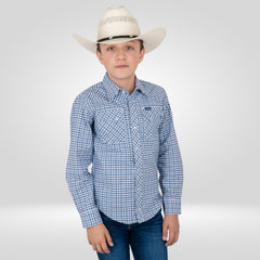 Camisa Vaquera Wrangler Slim Boot Niño 444