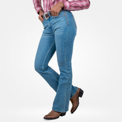 JEANS Vaquero Wrangler Flare Fit Mujer 614