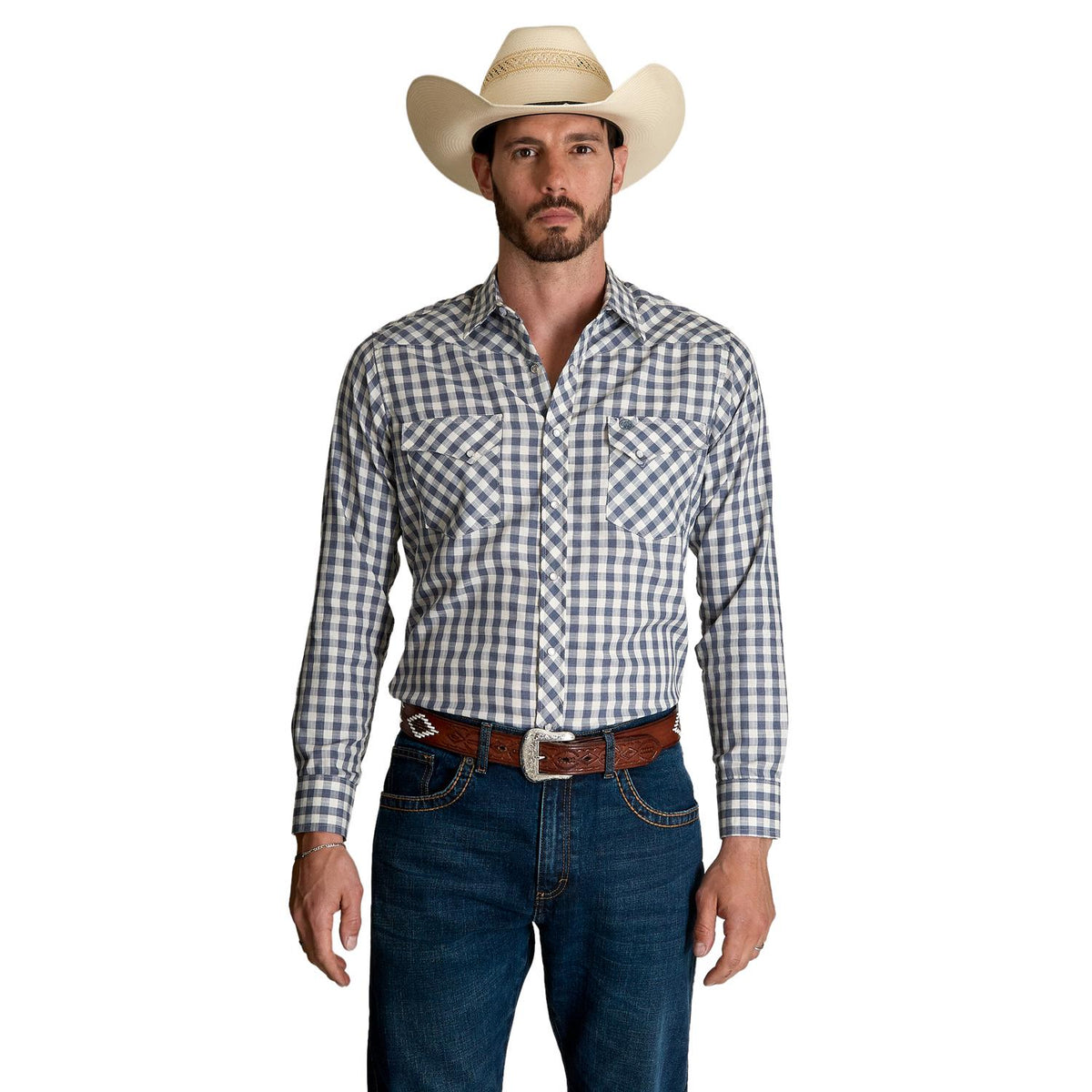 Camisa Vaquera Wrangler Hombre Western Fashion s992