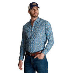 Camisa Vaquera Wrangler Hombre Retro s410
