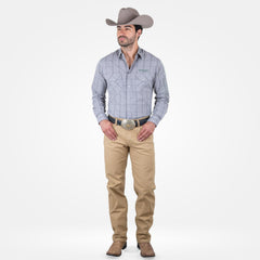 Camisa Vaquera Wrangler Slim Boot Hombre 937