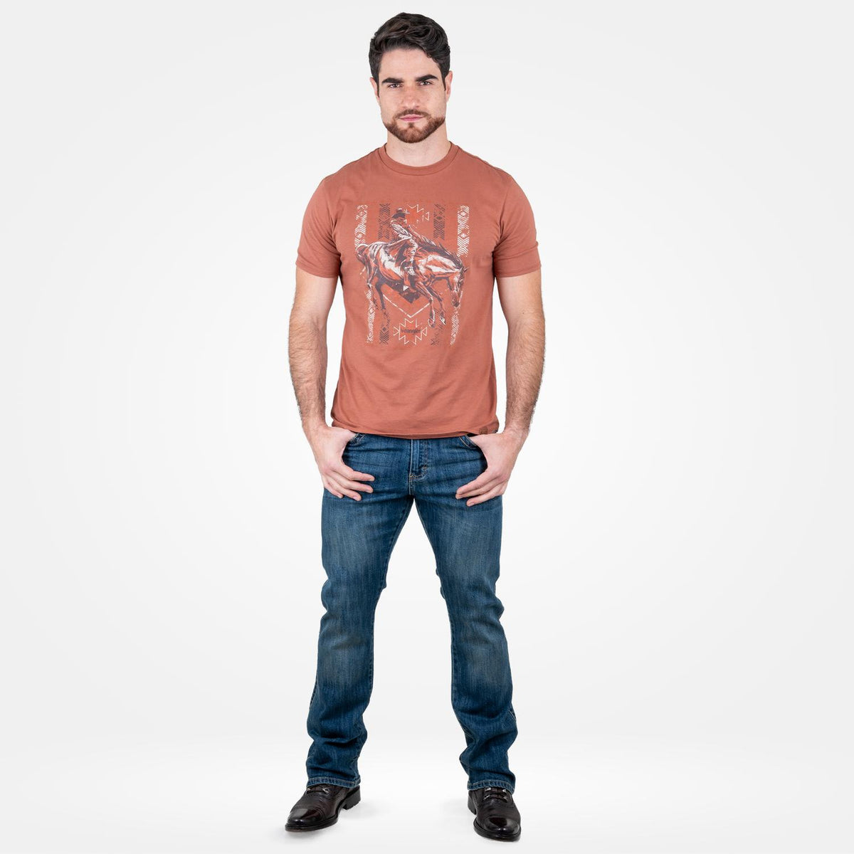 Playera Vaquera Wrangler Slim Fit Hombre 222