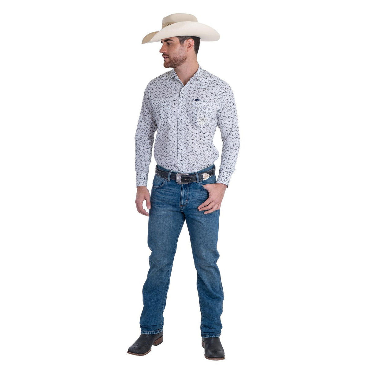 Camisa Vaquera Wrangler Hombre 20X s106