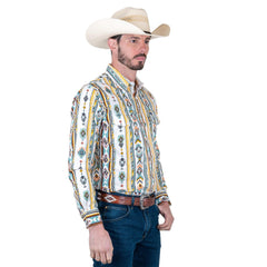 Camisa Vaquera Wrangler Hombre Checotah s141