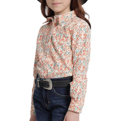 Blusa Vaquera Wrangler Niña Slim Fit Manga Larga 163