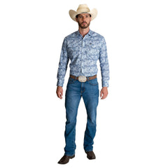 Camisa Vaquera Wrangler Hombre Retro s412