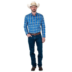 Camisa Vaquera Wrangler Hombre Checotah s142
