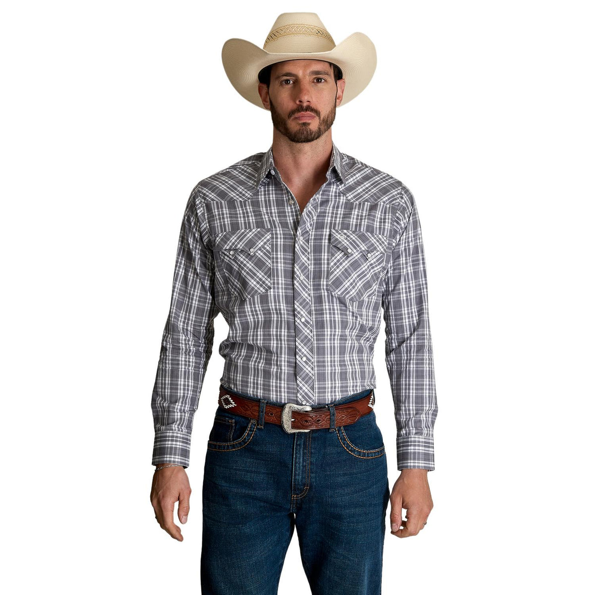 Camisa Vaquera Wrangler Hombre Western Fashion s983