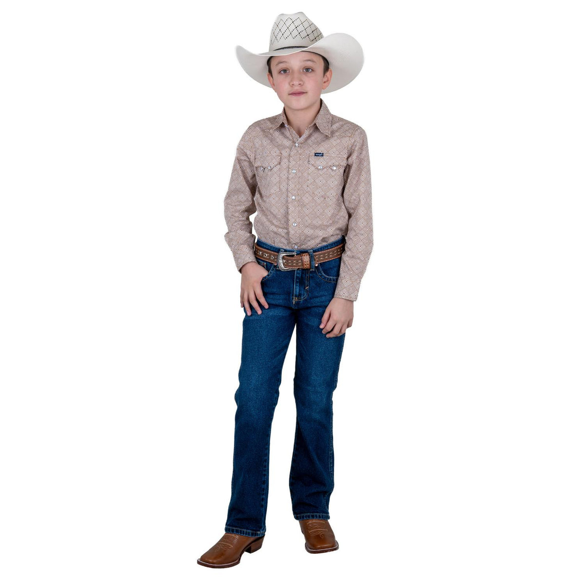 Jeans Vaquero Wrangler Niño Slim Boot Retro s279
