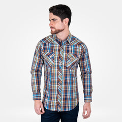 Camisa Vaquera Wrangler Western Fashion Hombre 966