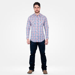 Camisa Vaquera Wrangler Western Fashion Hombre 967