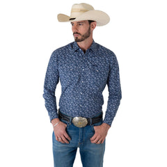 Camisa Vaquera Wrangler Hombre Retro s425