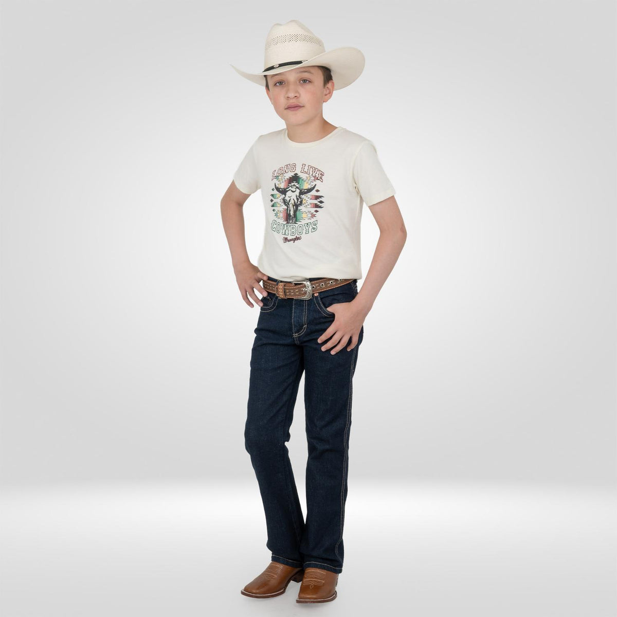 Playera Vaquera Wrangler Slim Fit Niño 223
