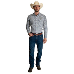 Camisa Vaquera Wrangler Hombre Western Fashion s986