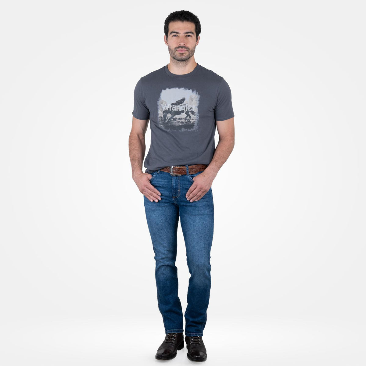 Playera Vaquera Wrangler Slim Fit Hombre 255