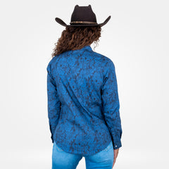 Blusa Vaquera Wrangler Slim Boot Mujer 473