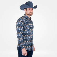 Camisa Vaquera Wrangler Checotah Hombre 967