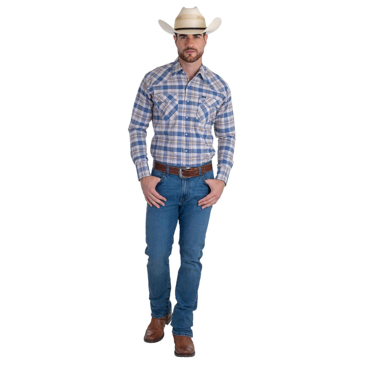 Camisa Vaquera Wrangler Hombre Painted Desert s246