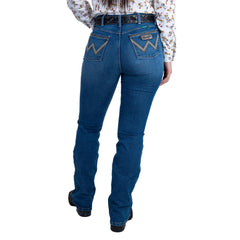 Jeans Vaquero Wrangler Mujer Retro High Rise Corte Bota 290