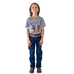 Jeans Vaquero Wrangler Niño Slim Boot Retro s278