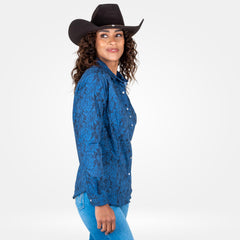 Blusa Vaquera Wrangler Slim Boot Mujer 473