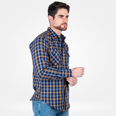 Camisa Vaquera Wrangler Cuernos Chuecos Slim Hombre 058
