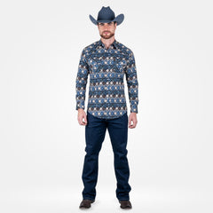 Camisa Vaquera Wrangler Checotah Hombre 967
