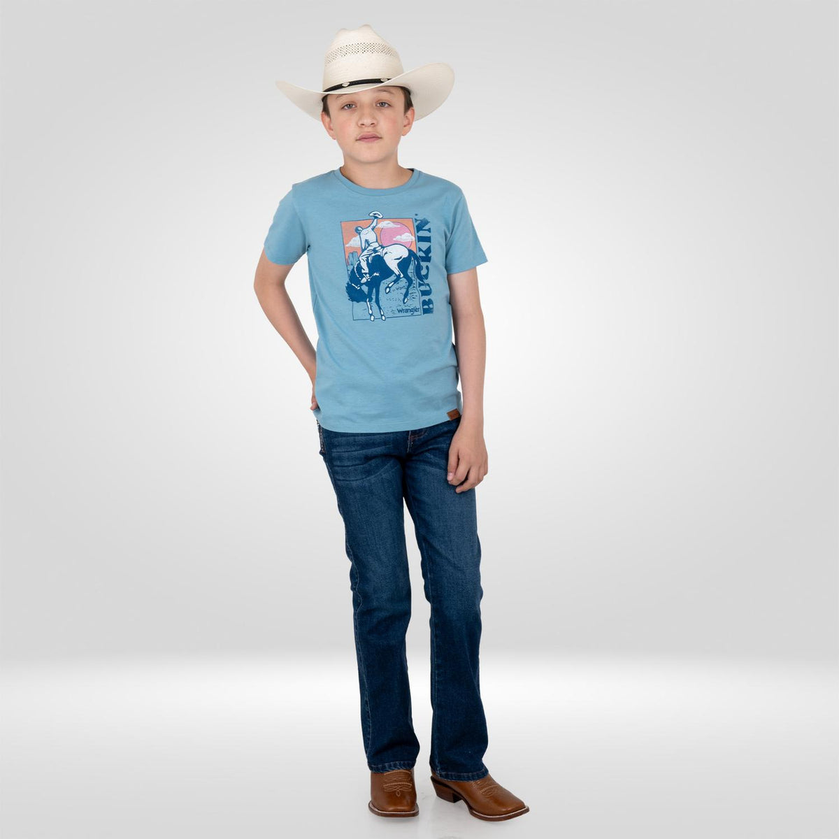 Playera Vaquera Wrangler Slim Fit Niño 289