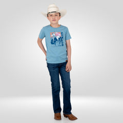 Playera Vaquera Wrangler Slim Fit Niño 289
