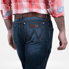 Jeans Vaquero Wrangler Slim Boot Hombre 348