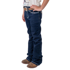 Jeans Vaquero Wrangler Niña Corte Bota 756