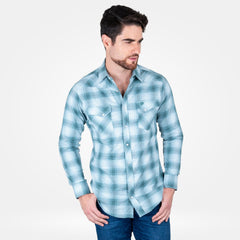 Camisa Vaquera Wrangler Western Fashion Hombre 971