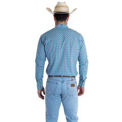 Camisa Vaquera Wrangler Hombre Cuernos Chuecos s976