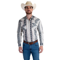 Camisa Vaquera Wrangler Hombre Checotah s965