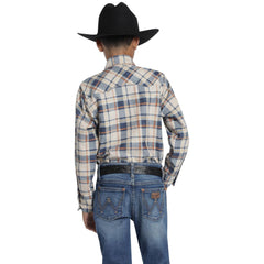 Camisa Vaquera Wrangler Niño Slim Fit Manga Larga 543