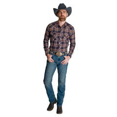 Camisa Vaquera Wrangler Hombre Western Fashion s984