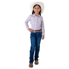 Blusa Vaquera Wrangler Niña Asiluetado 380