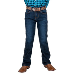 Jeans Vaquero Wrangler Niño Slim Boot Retro s271