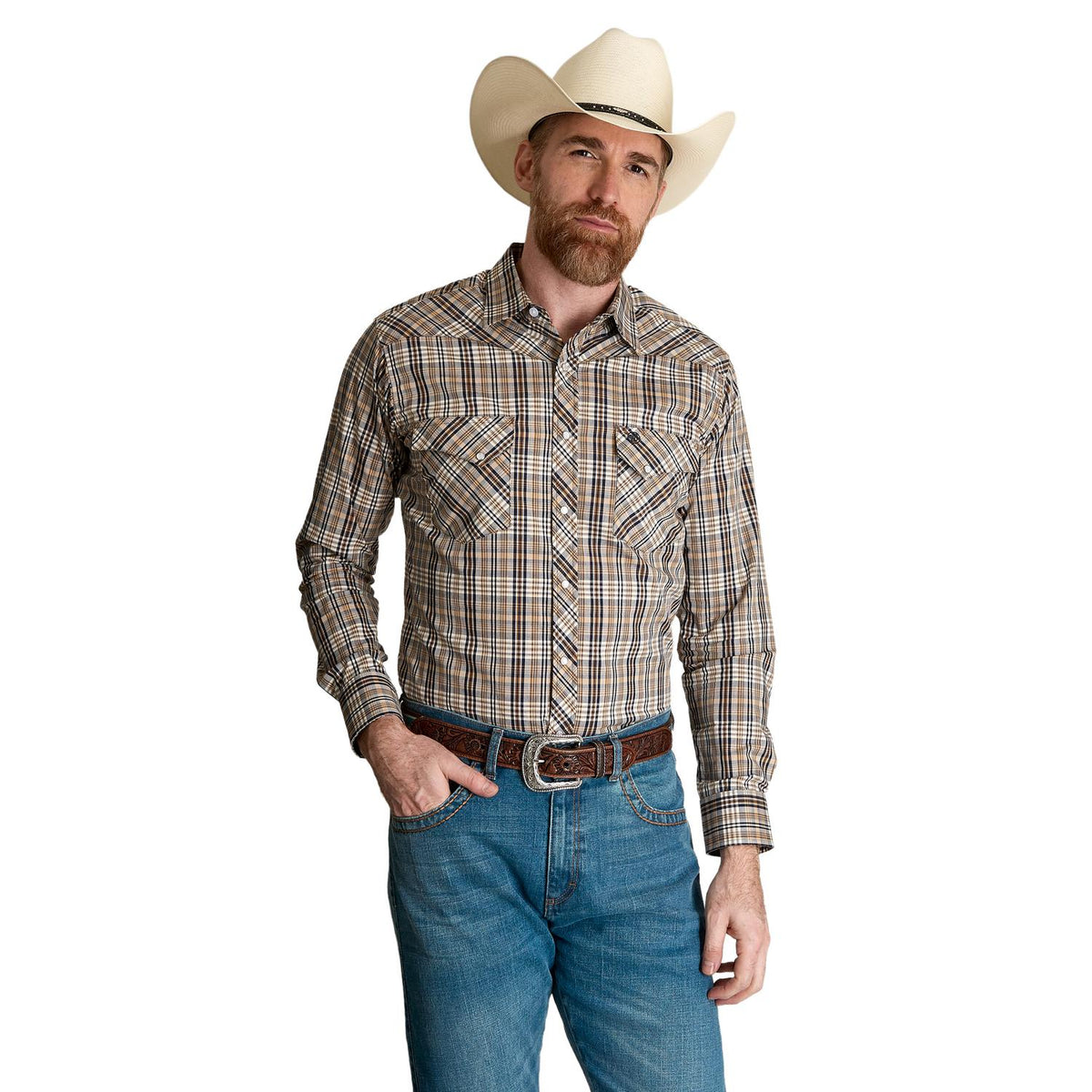 Camisa Vaquera Wrangler Hombre Western Fashion s990