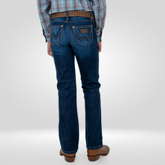 Pantalon Vaquero Wrangler Slim Boot Niño 376